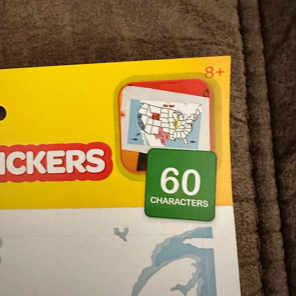 🌵3/$15 Crayola USA 50 states map poster stickers ( see description)